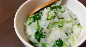 福祉施設の食事で春の七草